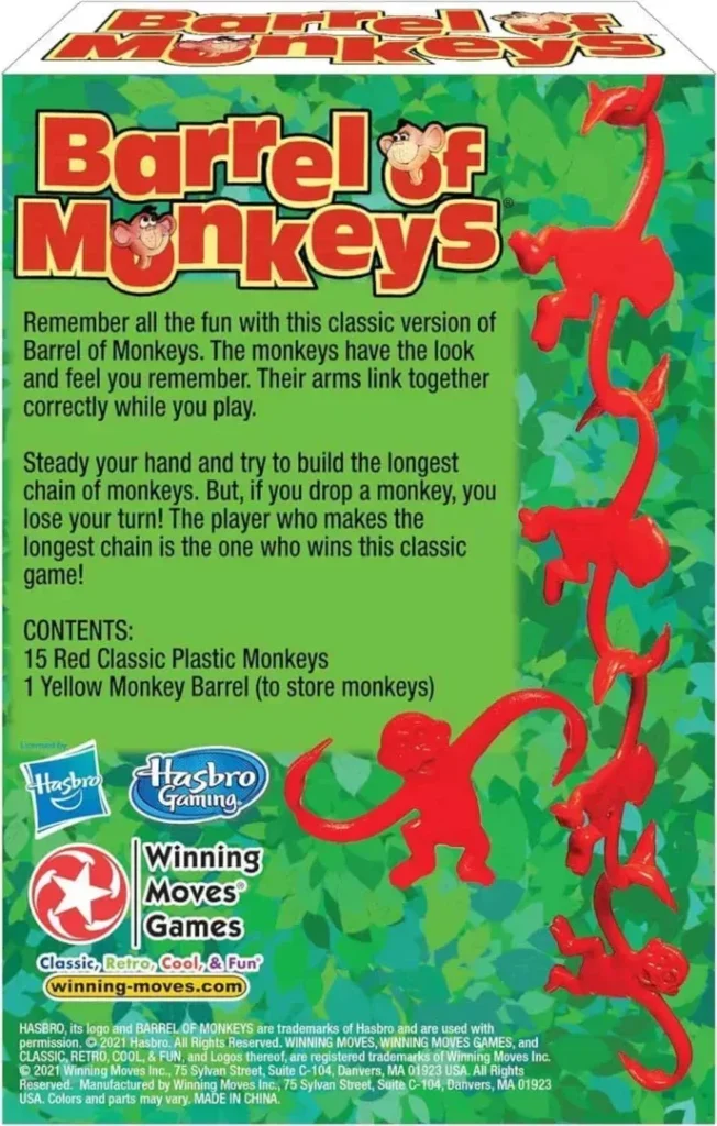 Winning Moves Games Classic Barrel of Monkeys