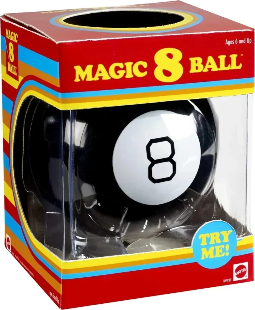 Magic 8 Ball Kids Toy, Retro Themed Novelty Fortune Teller, Ask a Question and Turn Over for Answer (Amazon Exclusive)