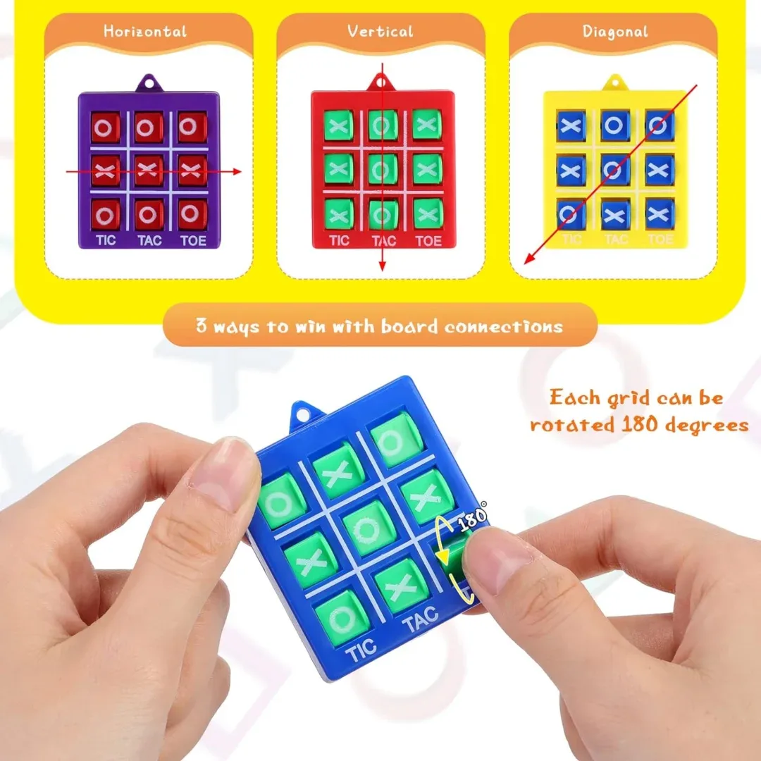 Portable Tic Tac Toe Mini Board Game Toy Review
