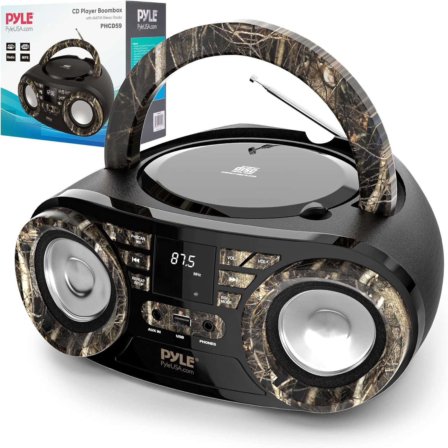 Pyle Portable CD Player Boombox Speaker Review