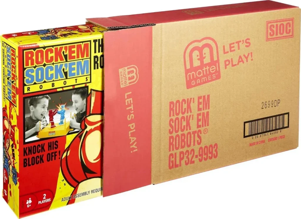 Rock Em Sock Em Robots: You Control The battle Of The Robots In A Boxing Ring!