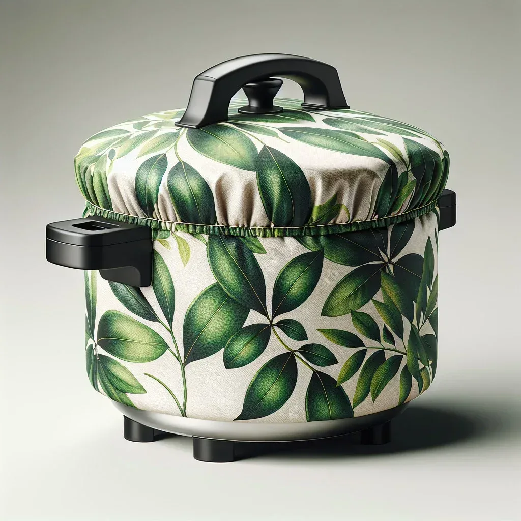 Tutolipy Green Leaves Print Pressure Cooker Cover Review
