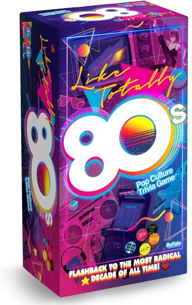 Buffalo Games Like Totally 80s - Pop Culture Trivia Game