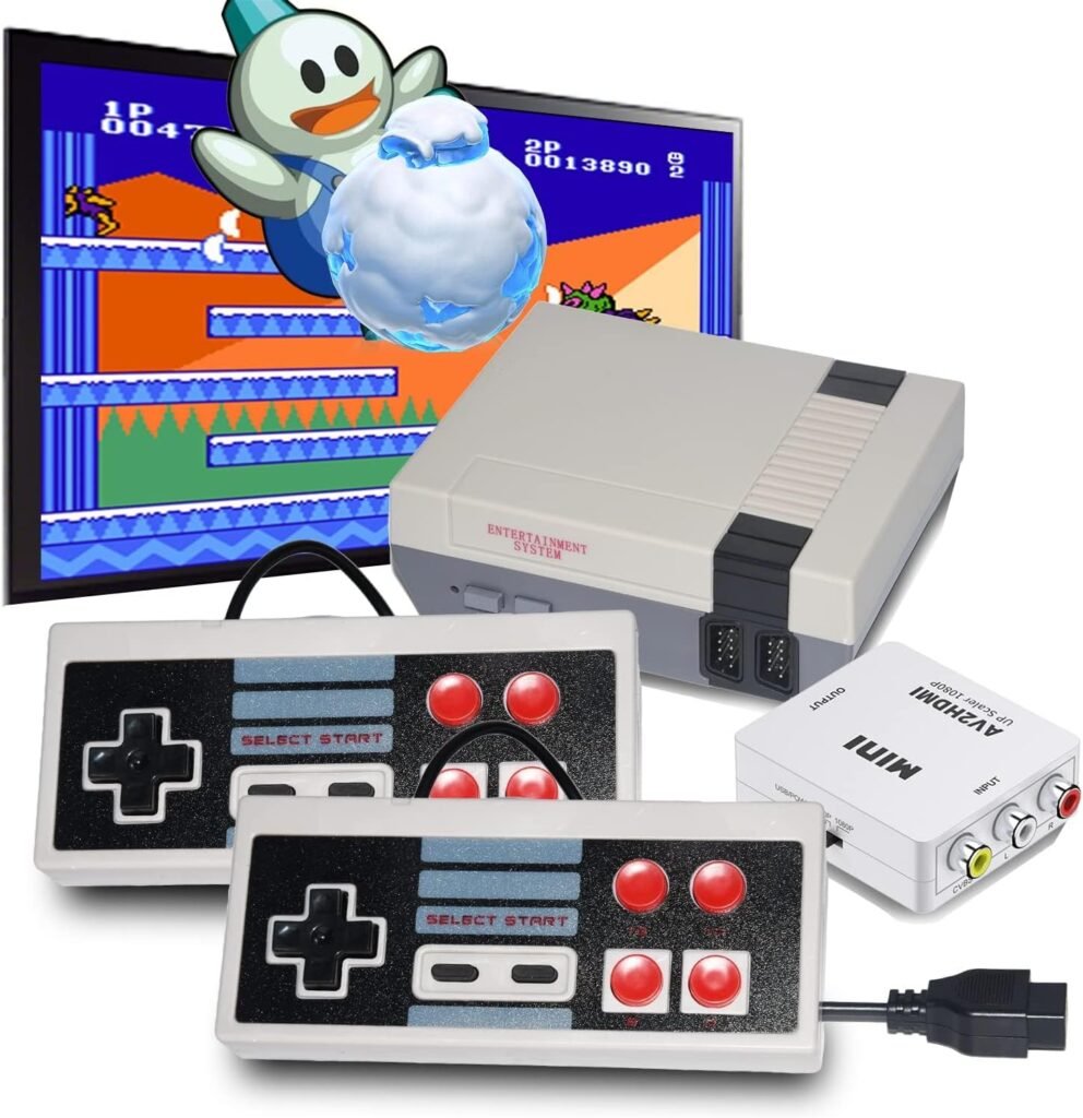 Classic Retro Game Console with 777 Video Games,AV and HDMI HD Output, Plug and Play, Classic Edition Mini Entertainment System Adults and Kid