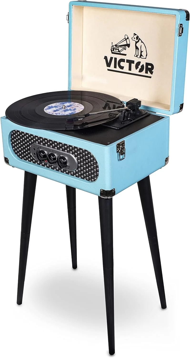 VICTOR Andover Turntable Music Center Review
